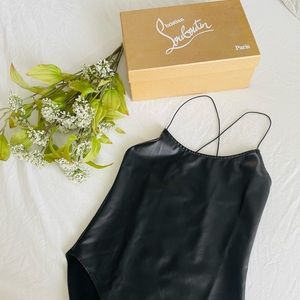 Leather bodysuit